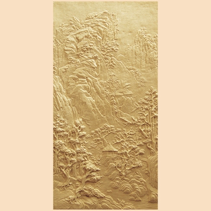 定做砂岩浮雕壁画庭院外墙山水浮雕酒店大堂背景墙党政主题沙雕画