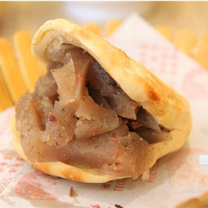 正宗漕河驴肉火烧焖子特产糕点小吃酥饼真空装10个火烧皮1斤焖子