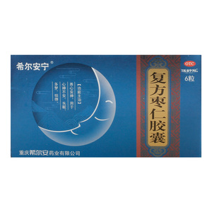 希尔安宁复方枣仁胶囊0.4g*6粒/盒心悸失眠惊悸失眠多梦养心安神