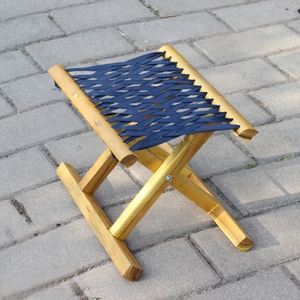 手提实木折叠凳高马扎老人小马扎凳家用凳木头马扎换鞋椅简约乘凉