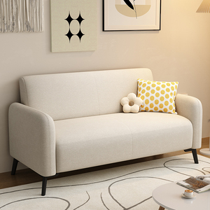 沙发小户型客厅简易出租房屋卧室公寓休息区接待双人布艺懒人沙发