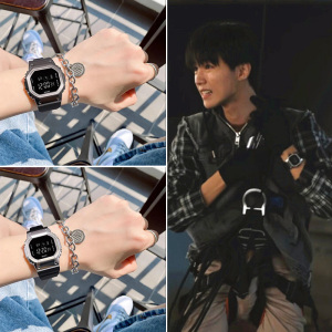 重生之门王俊凯庄文杰同款手表男女情侣学生韩版多功能防水电子表