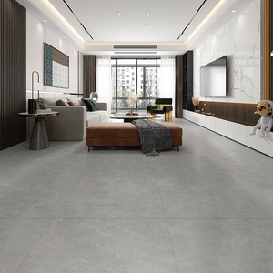 金玉名家莫兰迪水泥灰哑光瓷砖750x1500客厅大板地砖墙砖柔光简约