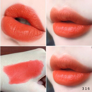 正品纪梵希小羊皮番茄红哑光口红316代购入,试用一次不适合自