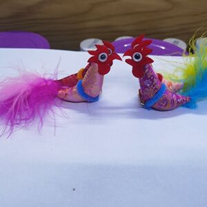 打春鸡手工婴儿迎春戴布艺宝宝缝制装饰小鸡公鸡儿童用品帽子平安