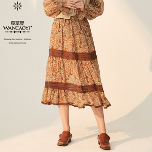 【情调文艺】菀草壹2021春装新款单裙o65600011