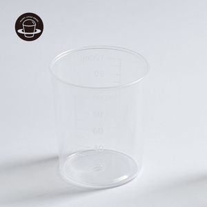 PP材质量杯100ml 带刻度厨房烘培奶茶店器具小工具塑料量具计量杯