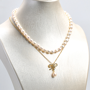 30 a46 3层镀18k金2757 奥利维拉珍珠项链2757四种戴法