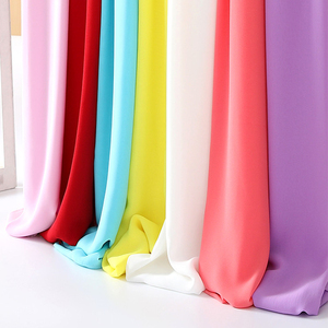 雪纺进口布料 乔其纱面料 纯色透明里料汉服连衣裙子内衬衣服夏季