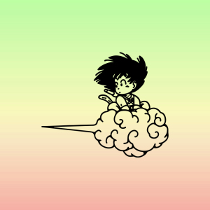 筋斗云汽车贴纸小号车身车门遮挡划痕孙悟空车贴卡通车身贴爱香里