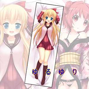 摇曳百合岁纳京子等身抱枕轻松百合赤座灯里阿卡林动漫二次元枕套