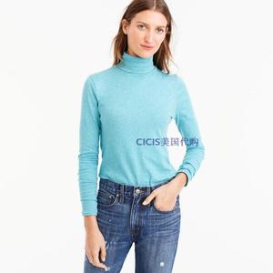 Jcrew/J.crew美国代购 经典百搭高领纯棉长袖T恤打底衫