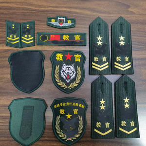 军训教官学生团体臂章胸牌领章肩牌章领章胸标