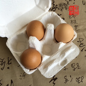6枚环保鸡蛋托鸡蛋盒纸浆一次性鸡蛋托土鸡蛋运输包装盒高档礼盒