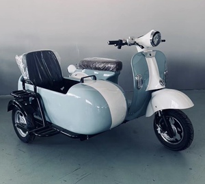 大黄蜂电动边三轮罗马假日电动车踏板车城市旅游代步休闲车挎子