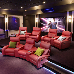家庭影院沙发真皮别墅飞机太空舱电动功能影音室影视厅座椅1人付款