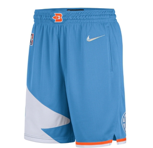 正品快船篮球裤 保罗乔治城市版运动球裤 训练裤短裤男子运动裤sw