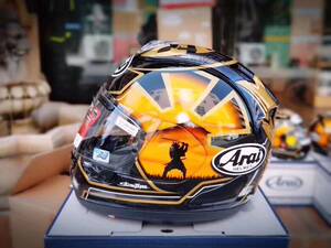 arai rx-7x 金带刀侍卫盔金刀蓝色色佩德罗萨头盔