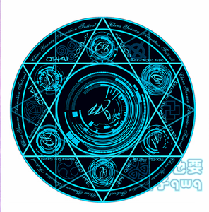 中二病也要谈恋爱小鸟游六花邪王真眼六芒星魔法阵动漫周边地毯