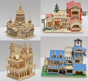 创意DIY小屋成人手工制作房子组装房屋男女孩玩具拼装建筑模型屋