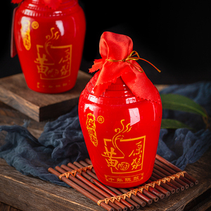 石皮弄水乡古坊十年原浆黄酒半干型黄酒500ml*6瓶糯米黄酒整箱