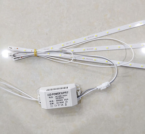 格栅灯驱动电源镇流器信华跨越led灯盘3*8w灯片灯条带一拖三光源