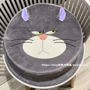 【包邮】日系动漫卡通路西法猫咪系列椅子坐垫阳台飘窗坐垫瑜伽垫