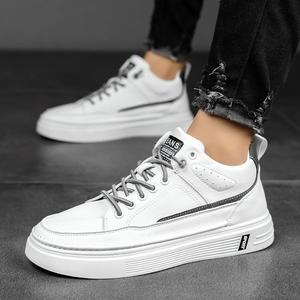 艾尚鞋2021秋冬新款男鞋运动休闲鞋韩版潮鞋时尚百搭学生高帮板鞋