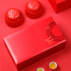 天时包装陶瓷茶叶罐茶叶空盒礼盒装密封储存罐精品高档高端陶瓷罐