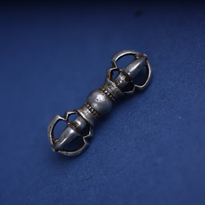 藏式天铁托甲佛教寺庙五股金刚杵法器项链吊坠挂件男女款文玩收藏