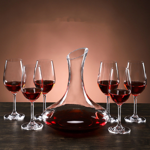 玻璃红酒醒酒器套装家用欧式个性葡萄酒奢华醒酒壶水晶高红酒杯