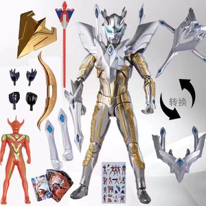 究极光辉赛罗奥特曼玩具shf终极闪耀形超可动人偶手办黄金特利迦