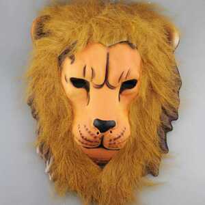 儿童节化妆舞会派对表演演出 卡通 狮子王 雄狮立体仿真动物面具