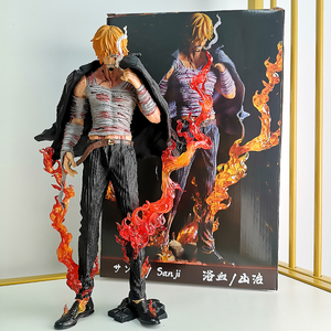 浴血山治海贼王gk黑足梦幻山治手办战损战斗服山治摆件雕像礼物