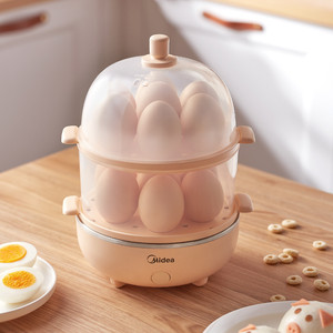 midea/美的 zd16x3-102y蒸小宝早餐机智能煮蛋器蒸蛋双层电蒸锅