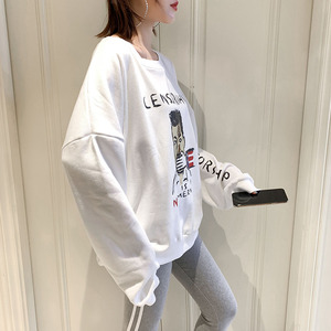 加厚卫衣2019新款女春秋季宽松韩版ins超火长袖短款外套bf慵懒风