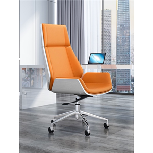 办公椅子电脑椅家用舒适久坐老板高档牛皮高背可躺大班椅会议转椅