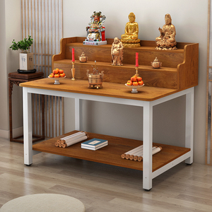 神台供桌香案家用三层贡桌佛桌新中式供台堂口桌供奉神龛佛龛佛台