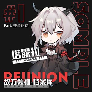 【现货】明日方舟同人周边敌方领袖档案part整合运动#1