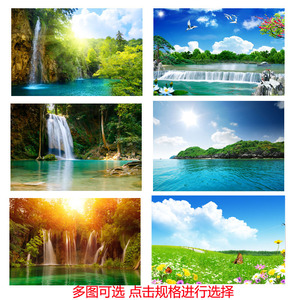 森林风景画树木客厅