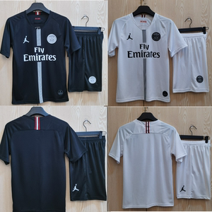 18-19赛季大巴黎球衣aj联名欧冠版足球服10号内马尔7号姆巴佩套装