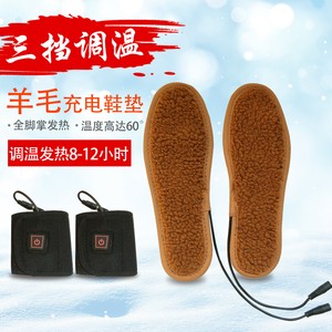 户外锂电池充电鞋垫电加热鞋垫电热暖脚宝电暖发热可行走男女冬季