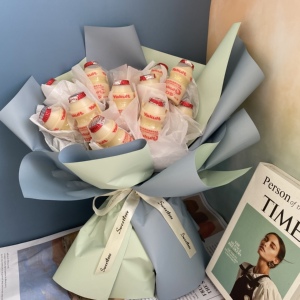 养乐多饮料花束diy包装纸面膜自制材料包520毕业季生日礼物送女友