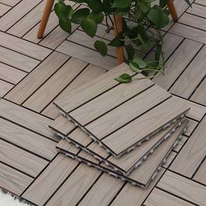 户外防水阳台拼装户外露天庭院防腐木地板家用木纹家用简易塑木板