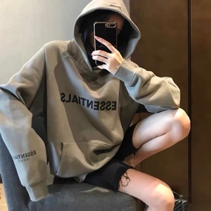 FEAR OF GOD FOG复线ESSENTIALS胸前字母连帽卫衣男女宽松高街潮