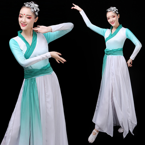 古典舞演出服女飘逸中国风仙女古风九张机孔雀东南飞舞蹈服装独舞