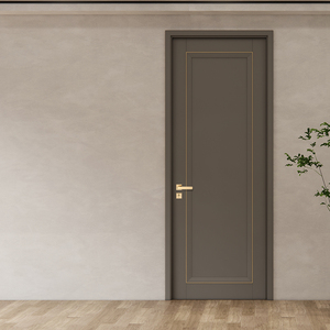 梦天木门 水漆环保 简约卧室门室内门 山海4m21 室内门 锁具