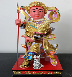 华光大帝神像木