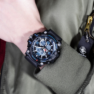 动特酷d6007手表男初高中学生运动时尚简约防水多功能电子表