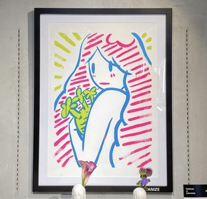 天野健最新版画 最美维纳斯签名款 潮流限量日本当代艺术挂画